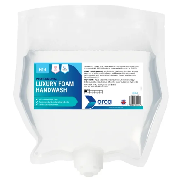 H14 Luxury Foaming Handwash 800ml